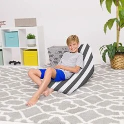 Posh Creations Bean Bag Chair For Kids And Teens -Twist Chair Medium 100L Size -Best Furniture Store 51xyIU qCRL. AC
