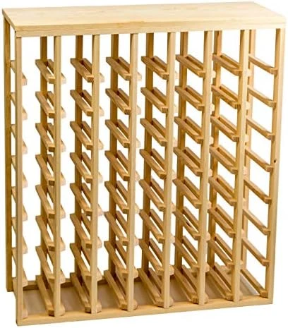 Creekside 56 Bottle Table Wine Rack (Pine) By Creekside - Exclusive 12 Inch Deep Design Conceals Entire Wine Bottles. Hand-sanded To Perfection!, Pine 8 Creekside 56 Bottle Table Wine Rack (Pine) By Creekside - Exclusive 12 Inch Deep Design Conceals Entire Wine Bottles. Hand-sanded To Perfection!, Pine - Image 8