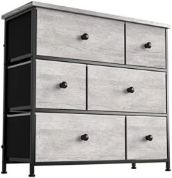 6 Drawer Dresser For Bedroom Chest Of Drawers Closets Storage Units Organizer Tower Steel Frame Wooden Top Living Room Entryway Office (Black Grey) YLZ6B4 19 6 Drawer Dresser For Bedroom Chest Of Drawers Closets Storage Units Organizer Tower Steel Frame Wooden Top Living Room Entryway Office (Black Grey) YLZ6B4 -Best Furniture Store 51z1KkFTZL. AC