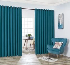 Blue Teal Extra Wide Curtain Panels With 2 Matching Tie-Backs. Use As Wall Curtains, Curtain Room Dividers, Portable Office Walls Dividers, Dividers For Bedroom. (Nicole 108 X 108 Teal) 28 Blue Teal Extra Wide Curtain Panels With 2 Matching Tie-Backs. Use As Wall Curtains, Curtain Room Dividers, Portable Office Walls Dividers, Dividers For Bedroom. (Nicole 108 X 108 Teal) -Best Furniture Store 51zGXd5bIlL. AC