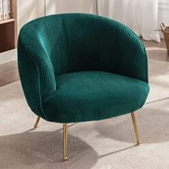 DUOMAY Modern Accent Chair With Ottoman, Sherpa Upholstered Barrel Chair With Footrest, Comfy Lounge Chair Single Sofa Armchair Club Chair For Living Room Bedroom Office, White -Best Furniture Store 51zN3Yyi6L. AC