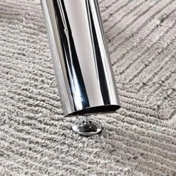 BELIFEGLORY Dining Table With Chairs, Glass Dining Kitchen Table Set Modern Tempered Glass Top Table And PU Leather Chairs With Chairs Dining Room Furniture (Round Table+White Chairs) -Best Furniture Store 613EvdSuXYL