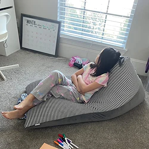 Stuffed Animal Storage Bean Bag Chair | 53" Extra Large Beanbag Cover For Kids And Adults, Plush Toys Holder And Organizer For Boys And Girls | Premium Velvet - Soft & Comfortable 6 Stuffed Animal Storage Bean Bag Chair | 53" Extra Large Beanbag Cover For Kids And Adults, Plush Toys Holder And Organizer For Boys And Girls | Premium Velvet - Soft & Comfortable - Image 6