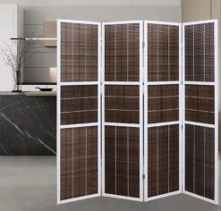 GL Global Life 4 Panel 6ft Tall Modern Style Room Divider, Folding Privacy Room Divider Screens, Partition & Space Divider, Space Seperater, Freestanding -Best Furniture Store 61BjRlaS8YL. AC