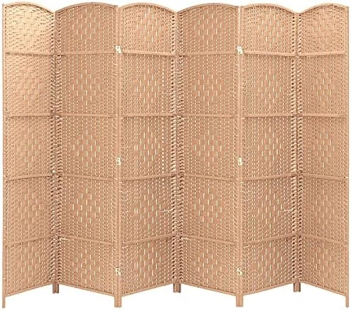 Room Divider 5.6Ft.Tall 16" Privacy Screen Room Dividers And Folding Privacy Screens, Partition & Wall Divider, Space Separate Screen Panel Freestanding Room Divider Wall-4 Panel, Dark Coffee 9 Room Divider 5.6Ft.Tall 16" Privacy Screen Room Dividers And Folding Privacy Screens, Partition & Wall Divider, Space Separate Screen Panel Freestanding Room Divider Wall-4 Panel, Dark Coffee - Image 9