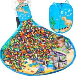 Toy Storage Baskets And Play Mat - Collapsible XL Toy Organizer For Kids, Portable Toy Storage Bin Holders For Block Game Toys,Unicorn Storage Baskets For Girls (Pink Unicorn) 14 Toy Storage Baskets And Play Mat - Collapsible XL Toy Organizer For Kids, Portable Toy Storage Bin Holders For Block Game Toys,Unicorn Storage Baskets For Girls (Pink Unicorn) -Best Furniture Store 61I8ii3cL. AC