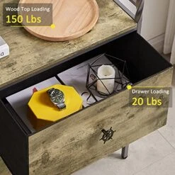 Dresser For Bedroom With 5 Drawers, Storage Organizer Unit Wide Chest For Closet, Clothes, Bedside, Living Room, Metal Frame & Wooden Top & Fabric, Grey 12 Dresser For Bedroom With 5 Drawers, Storage Organizer Unit Wide Chest For Closet, Clothes, Bedside, Living Room, Metal Frame & Wooden Top & Fabric, Grey -Best Furniture Store 61IiFy4NOxL