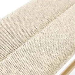 ADKINC Bench, 39.5-inch Bedroom Bench Bedroom End Of Bed With Paper Cord Design, Farmhouse Bench For Dining Room -Best Furniture Store 61MB1LTdREL