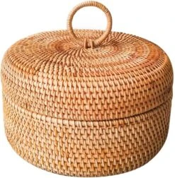 YSJX Kitchen&bedroom Storage Accessories 1 Pack Handmade Rattan Woven Apple Shaped Storage Box With Lid, Simple Coffee Table Storage Box, Rattan Basket ( Size : S 23x13cm ) 10 YSJX Kitchen&bedroom Storage Accessories 1 Pack Handmade Rattan Woven Apple Shaped Storage Box With Lid, Simple Coffee Table Storage Box, Rattan Basket ( Size : S 23x13cm ) -Best Furniture Store 61SMdJ8jzvL. AC