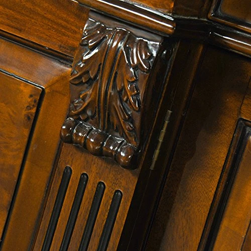 Niagara Furniture NDRC022 Burled Breakfront 4 Niagara Furniture NDRC022 Burled Breakfront - Image 4