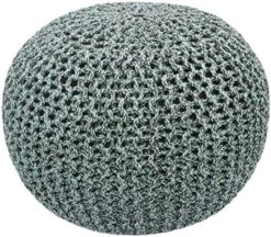 COTTON CRAFT - Hand Knitted Cable Style Dori Pouf - Ivory - Floor Ottoman - Cotton Braid Cord - Handmade & Hand Stitched - Truly One Of A Kind Seating - 20 Dia X 14 High 29 COTTON CRAFT - Hand Knitted Cable Style Dori Pouf - Ivory - Floor Ottoman - Cotton Braid Cord - Handmade & Hand Stitched - Truly One Of A Kind Seating - 20 Dia X 14 High -Best Furniture Store 61VW j9xudL. AC