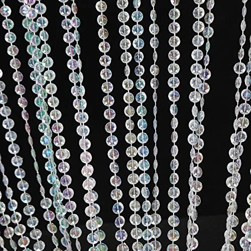 Crystal Beaded Curtains For Doorways, Room Divider, 6’ X 3’, 1 PC, Clear Beads, Privacy Screen, Curtain At Door, Kids, Bedroom, Closet, Diamond Cut, Separator, Hanging Bohemian Partition | Houseables 1 Crystal Beaded Curtains For Doorways, Room Divider, 6’ X 3’, 1 PC, Clear Beads, Privacy Screen, Curtain At Door, Kids, Bedroom, Closet, Diamond Cut, Separator, Hanging Bohemian Partition | Houseables