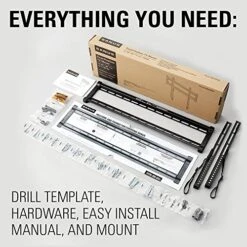 SANUS TV Wall Mount - Universal Low Profile Fixed TV Mount Bracket For 40" - 80" Flat Screen TVs - Features Slim 1” Profile, 3 Step Easy Install - UL Certified- Hardware Included - OLL15-B1 -Best Furniture Store 61eOJ11zgIL