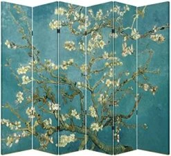 4 Panel (Original Teal Color) Wood Folding Screen Decorative Canvas Privacy Partition Room Divider - Vincent Van Gogh's Almond Blossoms 7 4 Panel (Original Teal Color) Wood Folding Screen Decorative Canvas Privacy Partition Room Divider - Vincent Van Gogh's Almond Blossoms -Best Furniture Store 61tDkcH7IxL. AC